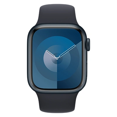 Cinturino a maglie, Per Apple Watch® 40 mm e 41 mm, Nero, Finitura nera