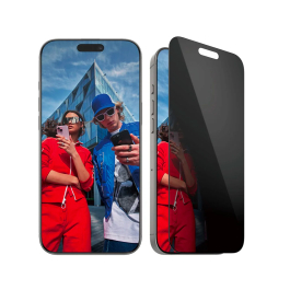 PanzerGlass Pellicola protettiva per la privacy per Apple iPhone 16 Pro 6,3 2024| Filtro privacy, vetro temperato da bordo a bordo, protezione da cadute /graffi, anti-impronte, facile da installare