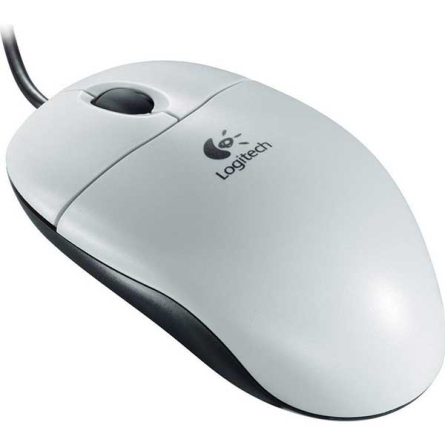Logitech B100 - Optical USB Mouse - Bianco