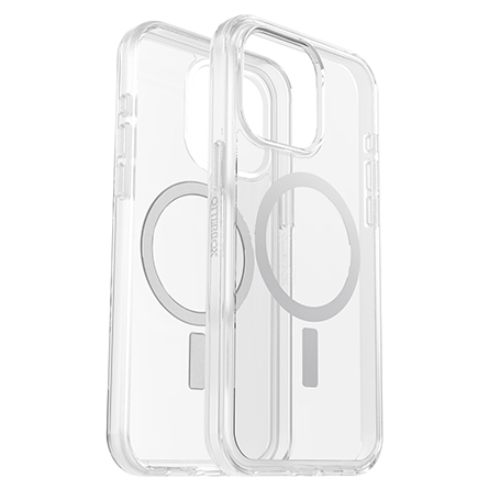 OtterBox Symmetry Clear compatibile MagSafe per iPhone 15 Pro Max