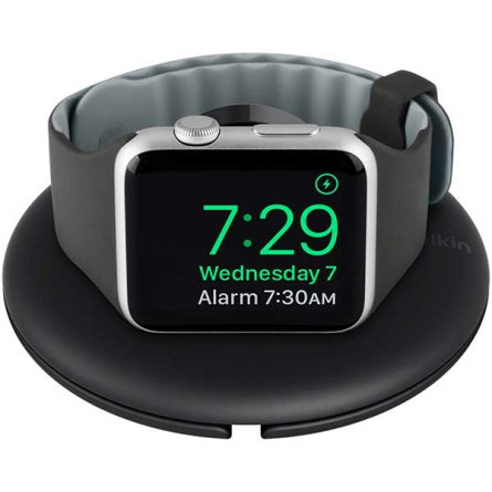 Supporto portatile per la ricarica di Apple Watch nero
