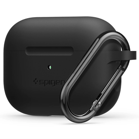 Custodia Silicone Fit di Spigen per AirPods Pro 1a generazione - nero