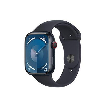 Apple Watch Series 9 GPS + Cellular 45mm alluminio mezzanotte con cinturino Sport mezzanotte - Usato - Grado A
