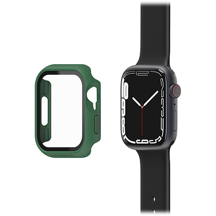 OtterBox Eclipse - Custodia con vetrino per Apple Watch Series 9/8/7 45mm - Green Envy (Verde)