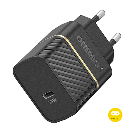 Caricatore da parete OtterBox 30W GaN con USB-C - Nero
