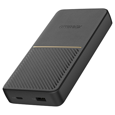 OtterBox PowerBank 10K dotato di porta USB-A e USB-C 18W - Nero