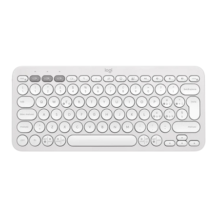 Tastiera Bluetooth Qwerty Italiano Pebble Keys 2 K380s - Bianco