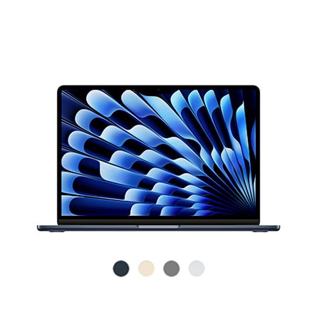 MacBook Air 13" Chip Apple M3 / CPU 8-core / GPU 8-core / 16GB / SSD 256GB