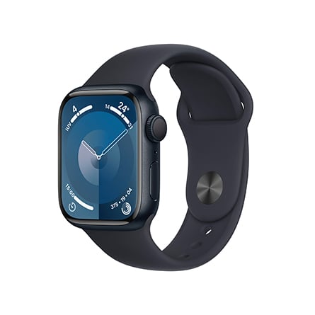 Apple Watch Series 9 alluminio mezzanotte con cinturino Sport Mezzanotte