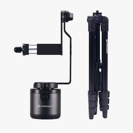 Supporto motorizzato per smartphone Matterport Axis con treppiede