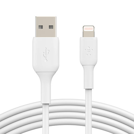 Cavo Lightning USB-A BoostCharge Belkin bianco 3 metri