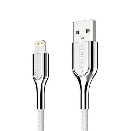 Cygnett cavo Lightning in Kevlar 10cm bianco