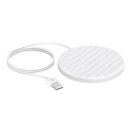 Cygnett Powerbase II - Base di ricarica veloce Wireless 10W + Cavo bianco