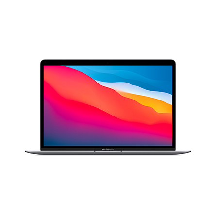 MacBook Air 13" Chip Apple M1 / CPU 8‑core / GPU 7‑core / 8GB / 256GB SSD grigio siderale - Usato - Grado A