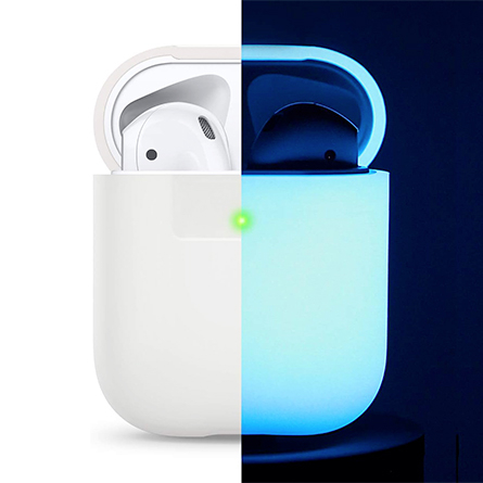 Elago Silicon Case per AirPods 1a o 2a generazione - Colore blu bagliore notturno