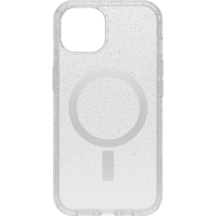OtterBox − Cover Symmetry Series+ per iPhone 14 compatibile MagSafe trasparente stardust