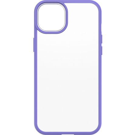 OtterBox − Cover React Series per iPhone 14 Plus trasparente bordo viola