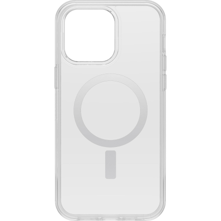 OtterBox − Cover Symmetry Series+ per iPhone 14 Pro Max compatibile MagSafe trasparente
