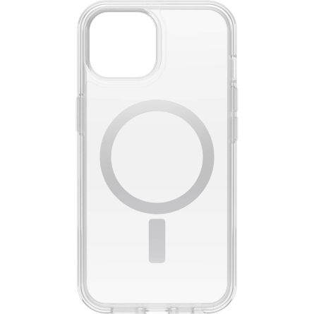 OtterBox Symmetry Clear compatibile MagSafe per iPhone 15 - Trasparente