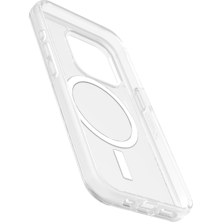 OtterBox Symmetry Clear compatibile MagSafe per iPhone 15 Pro - Trasparente