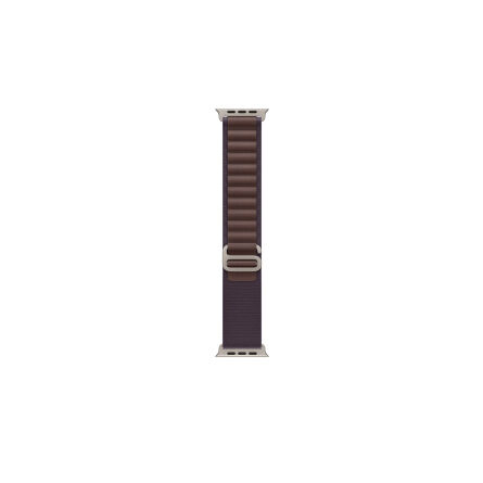 Cinturino Apple Alpine Loop per Apple Watch Ultra 49mm in titanio naturale - Medium - Indaco