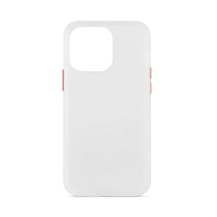 Custodia con retro semitrasparente per iPhone 13 Pro Foggy di Aiino bianco