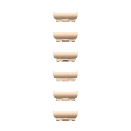 Kit per bracciale Apple a maglie color oro 46mm