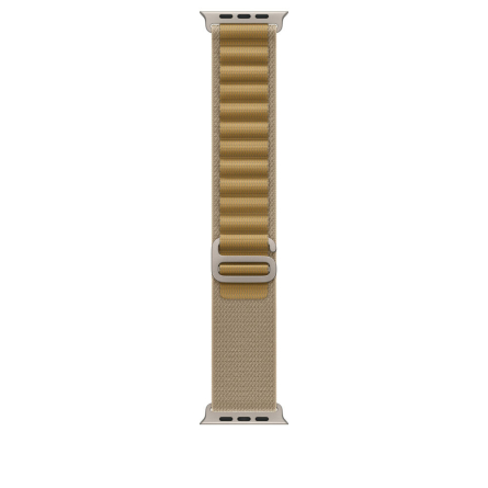 Cinturino Apple Alpine Loop per Apple Watch Ultra 49mm in titanio naturale - Large - Sahara