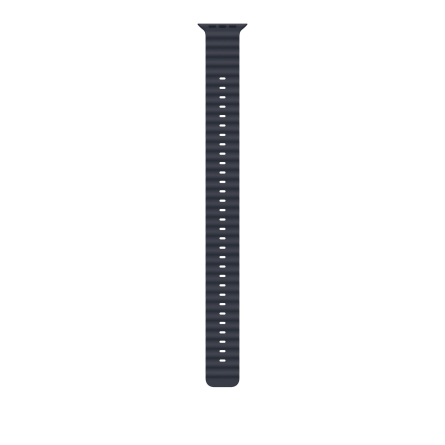 Estensione per cinturino Apple Ocean per Apple Watch Ultra 49mm in titanio naturale - Blu navy