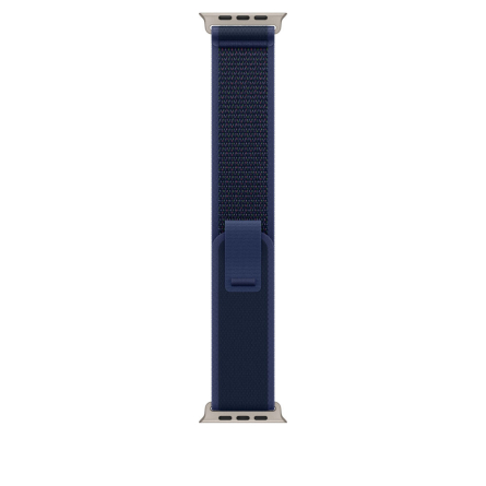 Cinturino Apple Trail Loop per Apple Watch Ultra 49mm in titanio naturale - S/M - Blu