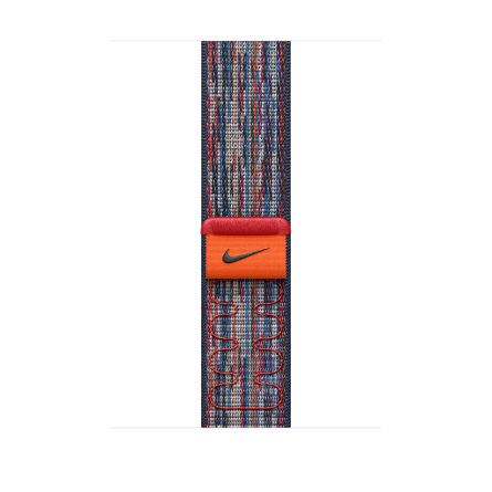 Cinturino Nike Sport Loop 46mm - Blu/rosso