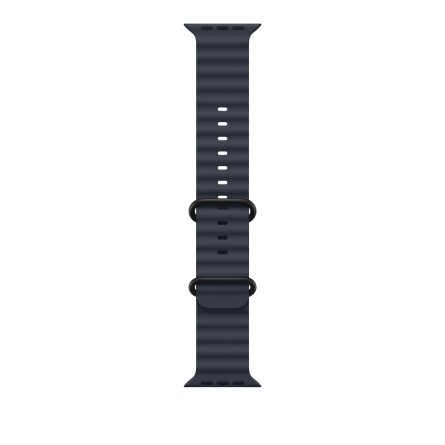 Cinturino Apple Ocean per Apple Watch Ultra 49mm in titanio nero - Blu navy