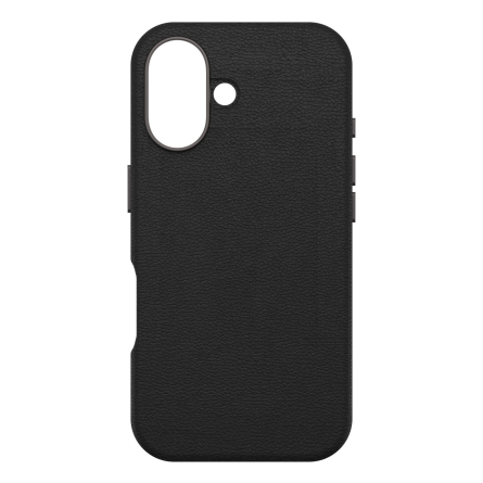 Cover OtterBox Symmetry Series Cactus Leather compatibile MagSafe per iPhone 16 - Nero