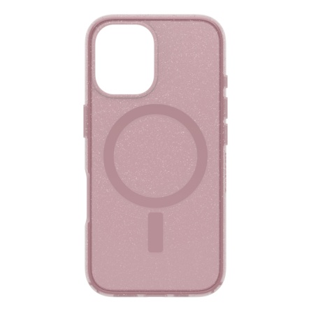 Cover OtterBox Symmetry Clear per iPhone 16 compatibile MagSafe - Rosa