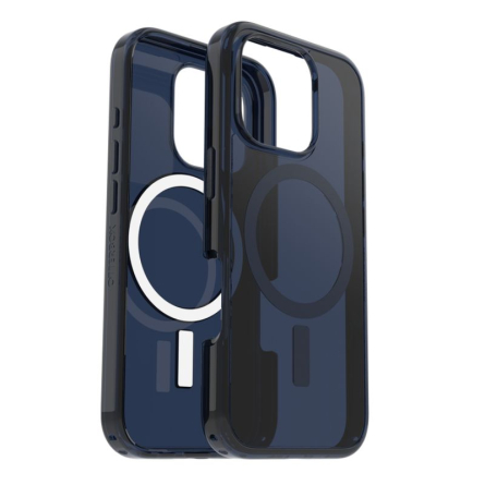 Cover OtterBox Symmetry Clear per iPhone 16 Pro compatibile MagSafe - Blu