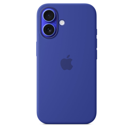 Custodia Apple MagSafe in silicone per iPhone 16 - Blu oltremare