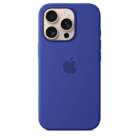 Custodia Apple MagSafe in silicone per iPhone 16 Pro - Blu oltremare