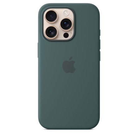 Custodia Apple MagSafe in silicone per iPhone 16 Pro - Verde lago