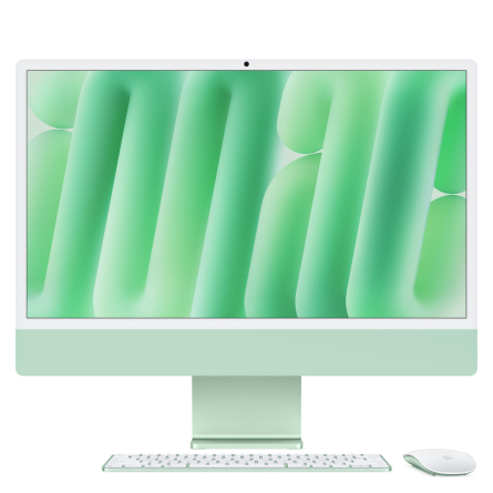 iMac Retina 4,5K 24" Chip Apple M4 / CPU 8‑core / GPU 8‑core / 16GB / SSD 256GB - Verde
