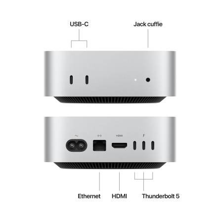 Mac mini Chip Apple M4 Pro CPU 12‑core / GPU 16‑core / 24GB / 512GB SSD