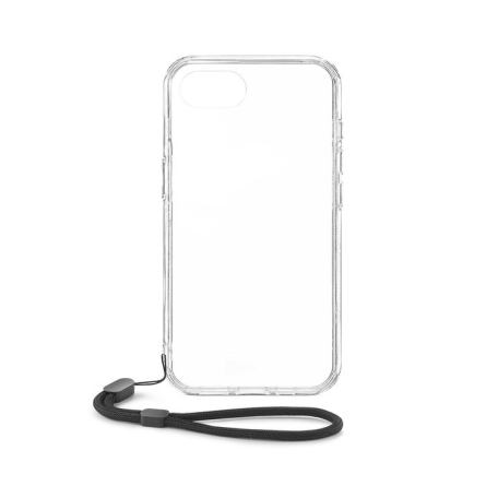 Custodia Glassy per iPhone 16e con laccetto
