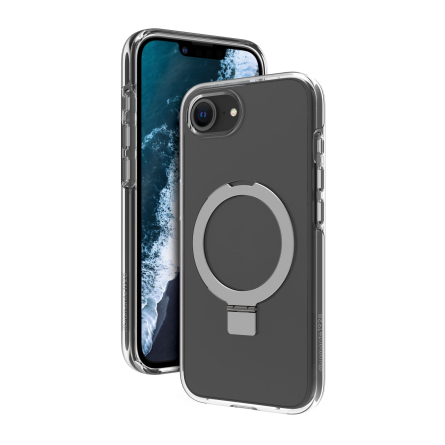 Custodia trasparente per iPhone 16e dbramante1928 Iceland Pro Kickstand