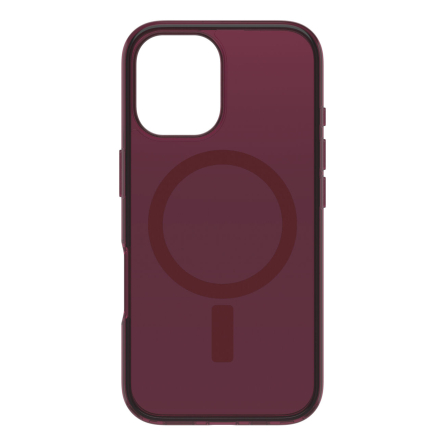 Custodia Symmetry Clear Magsafe per iPhone 16 - Bordeaux