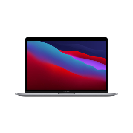 MacBook Pro 13” Chip Apple M1 CPU 8‑core / GPU 8‑core / 8GB / 256GB SSD grigio siderale  - Usato - Grado B