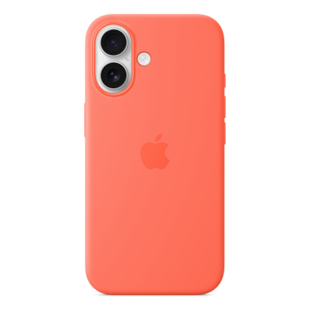 Custodia Apple MagSafe in silicone per iPhone 16 – Mandarancio