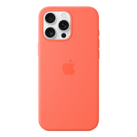 Custodia Apple MagSafe in silicone per iPhone 16 Pro Max – Mandarancio
