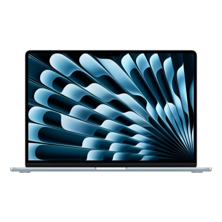 MacBook Air 15" Chip Apple M4 / CPU 10-core / GPU 10-core / 16GB Memoria Unificata / SSD 256GB - Celeste