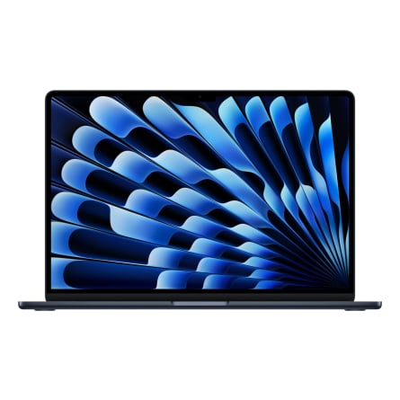 MacBook Air 15" Chip Apple M4 / CPU 10-core / GPU 10-core / 16GB Memoria Unificata / SSD 512GB - Mezzanotte