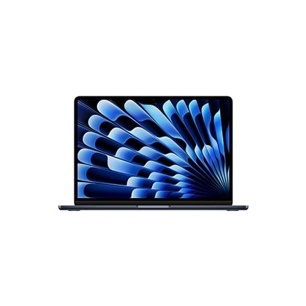 MacBook Air 13" Chip Apple M3 / CPU 8-core / GPU 8-core / 16GB / SSD 256GB Mezzanotte - Usato - Grado B