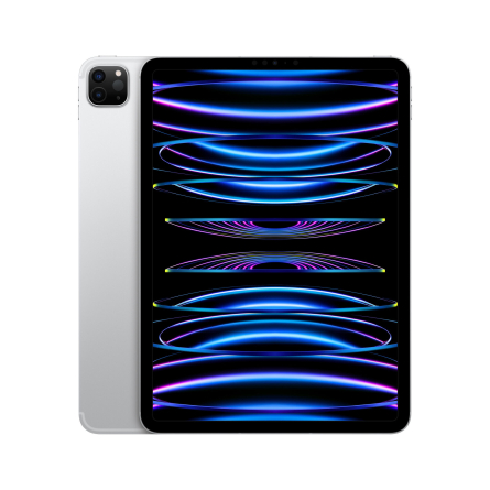 iPad Pro 11" 4a gen. Wi-Fi + Cellular 128GB argento (2022) ricondizionato - Eccellente